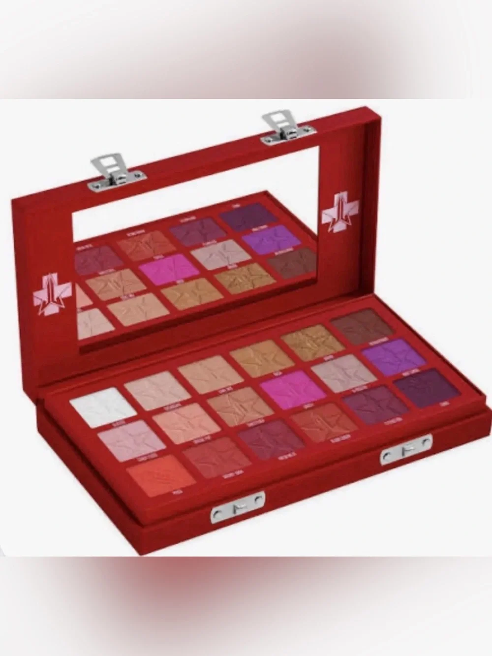 Jeffree Star Eyeshadow Palette — Reds, Pinks & Golds matte, metallic &  foil NEW